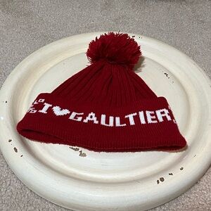 Jean Paul Gaultier snowflake beanie